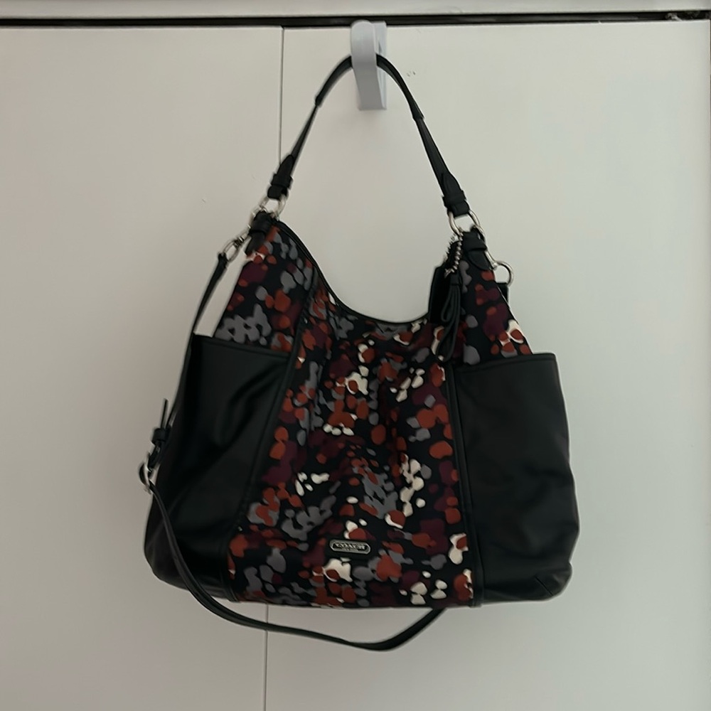 Coach- Black Multi-colored Bag